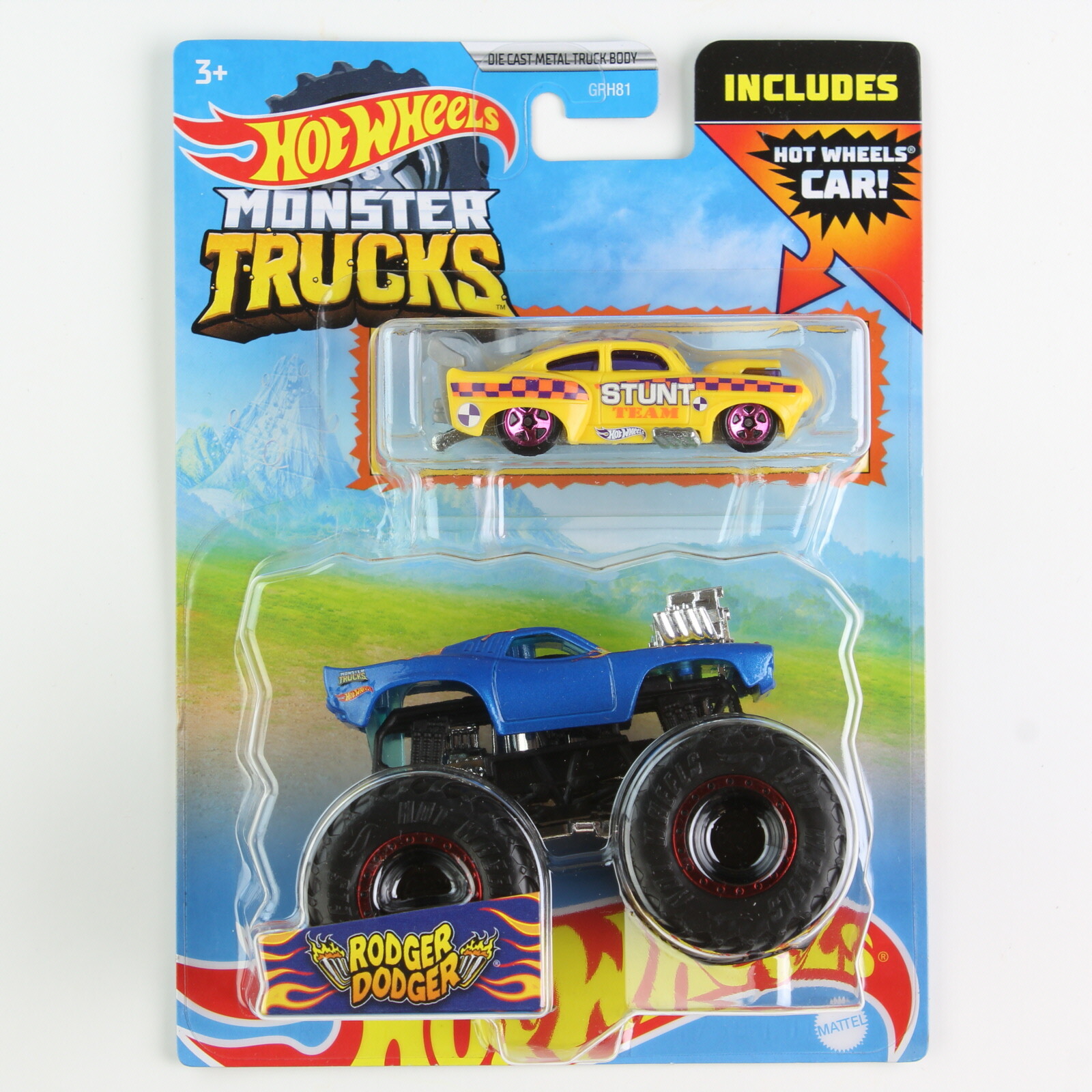 Monster Truck Hot Wheels Escala 1:64 Em Metal - Mattel Grh81