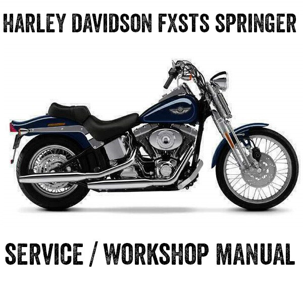 1997-1998 Harley FXSTS Softail Springer Repair Workshop Service