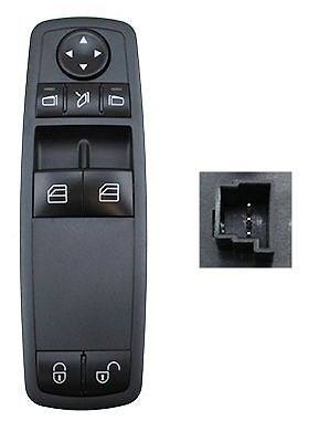 Interrupteur lève-vitre avant gauche Mercedes W245 avec commande de réglage pour rétroviseurs