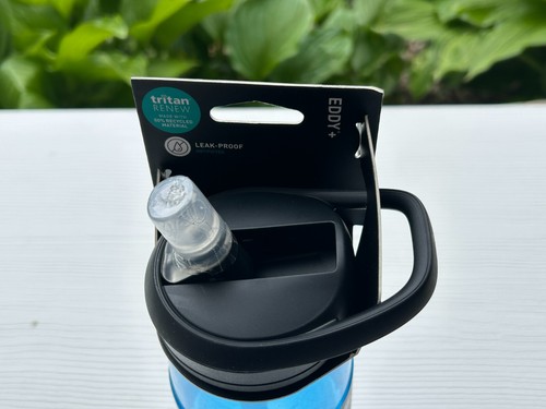 Botella de agua CAMELBAK Eddy+ True Blue .75L / 25oz con pajita - Tritan Renew - Imagen 2 de 4