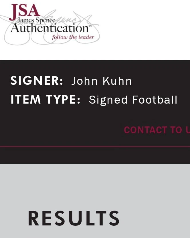 (Autógrafo Fútbol Green Bay Packers John Kuhn) 4 Logotipos / *Autenticado JSA* Foto 3 de 4