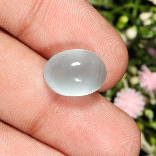 AAA NATURAL AQUAMARINE CABOCHON FOR MAKING JEWELRY SILVER RING SILVER PENDNAT - Picture 2 of 2