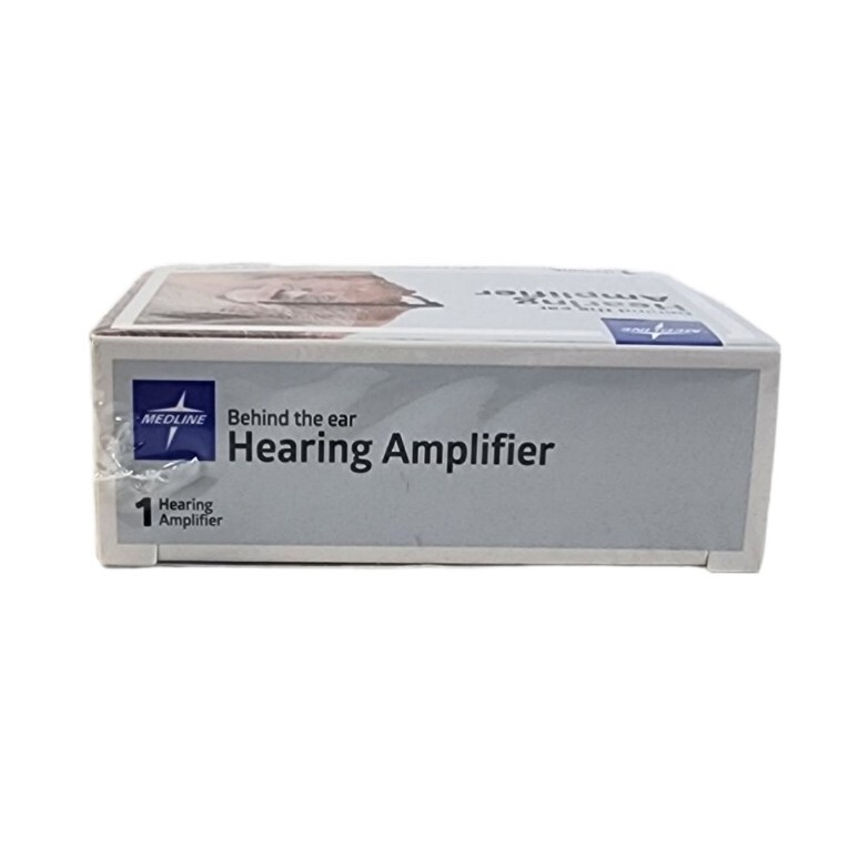 Medline Digital Hearing Aid Sound Voice Amplifier Behind the Ear All