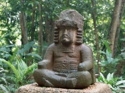 OLMEC STATUE GLOSSY POSTER PICTURE PHOTO PRINT head mesoamerican stone 4220