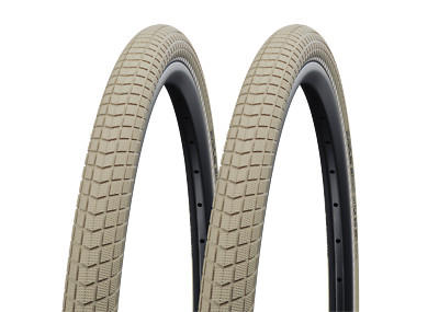 2x Schwalbe Little Big Ben 40-622 creme Drahtreifen K-Guard 28x1.50 Mantel