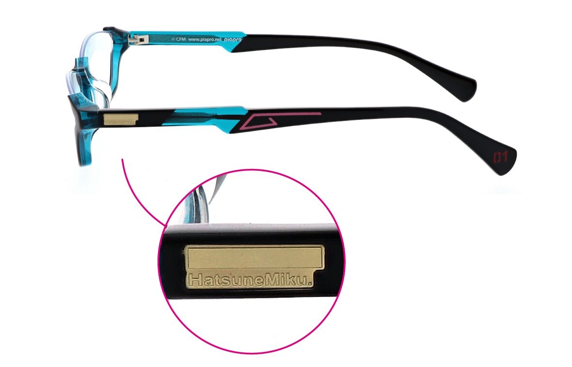 Miku Hatsune Ginza Washin Collaboration PC Glasses MIKU-007