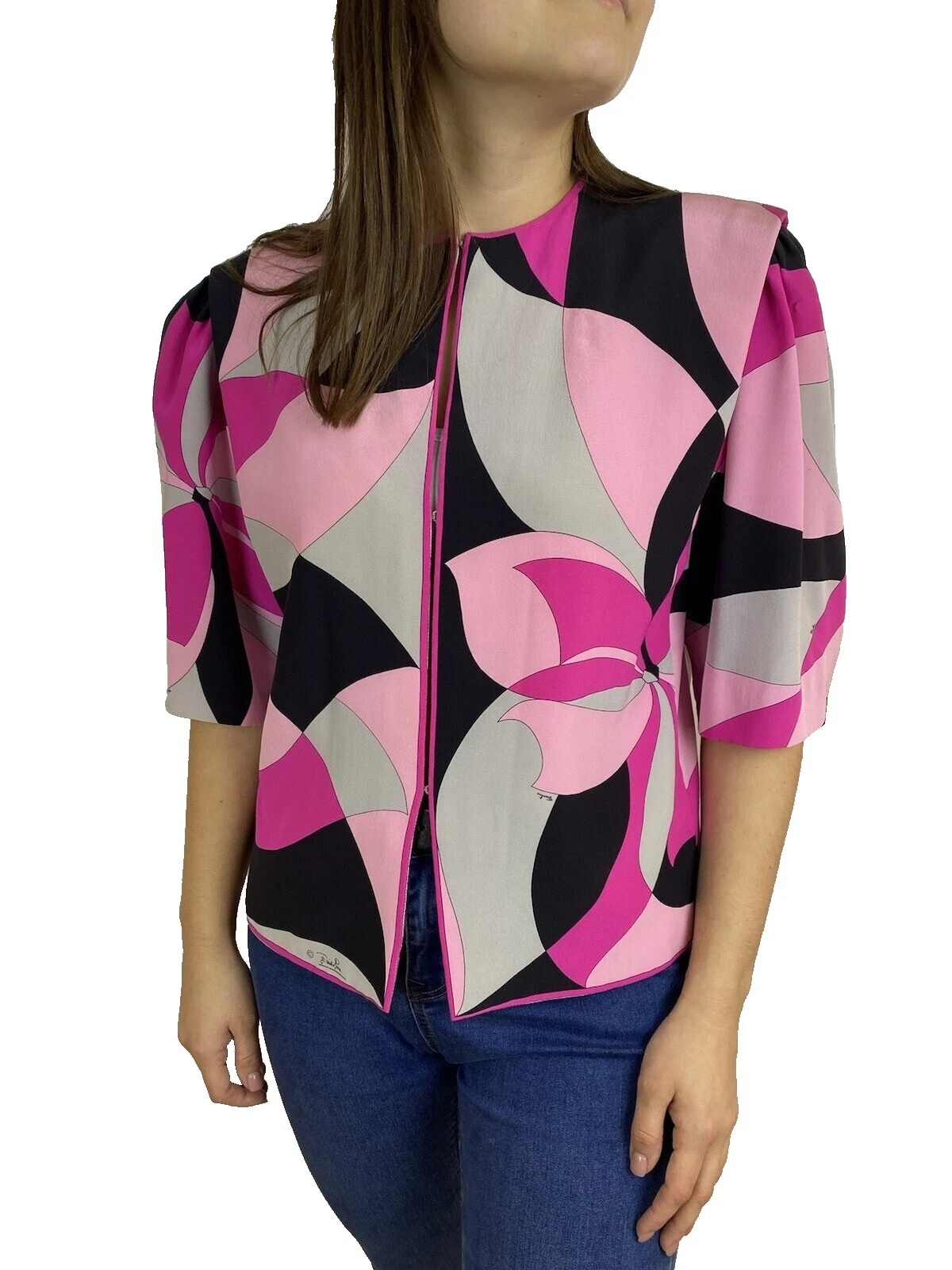 Blusas Emilio Pucci década de 1960 Vintage para mulheres