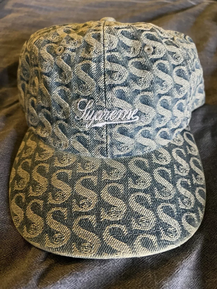 Supreme LV Monogram Camp Cap Black