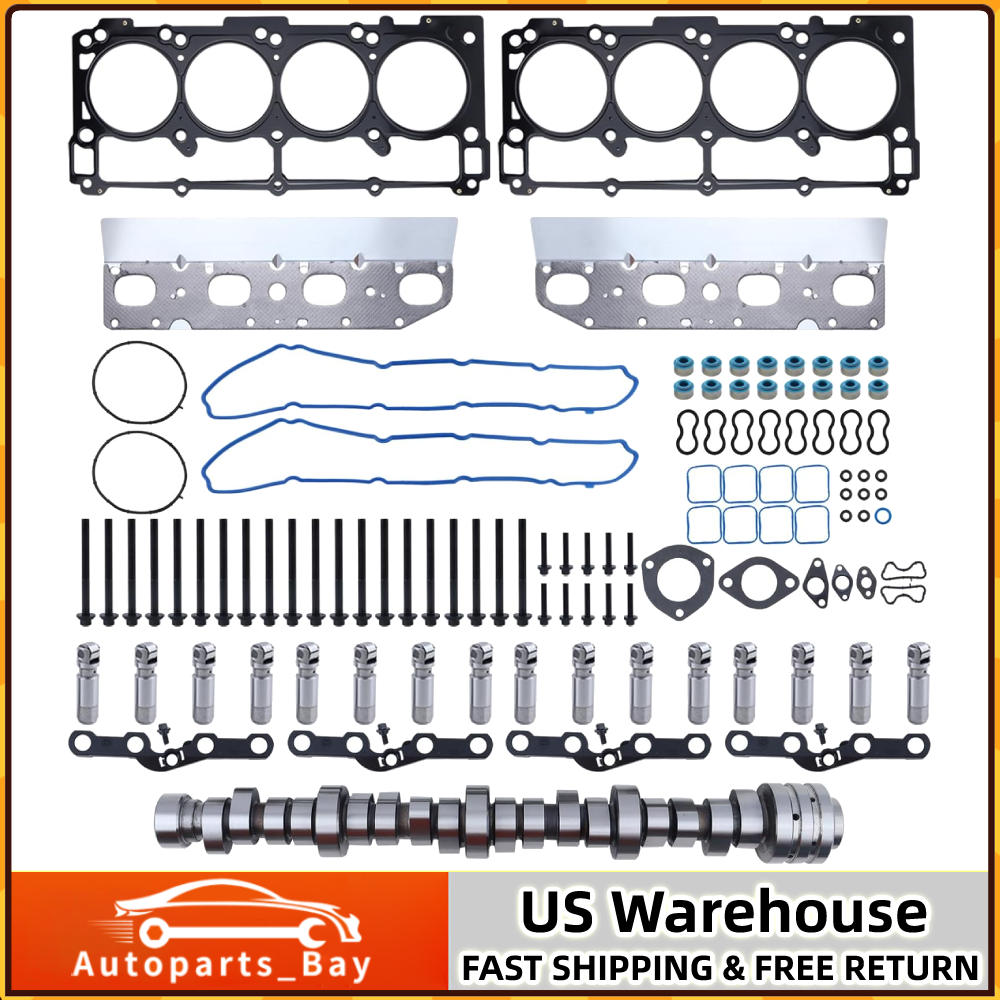 MDS Lifters Kit Camshaft Head Gasket Bolt Kit for Dodge Ram 1500 5.7L Hemi V8