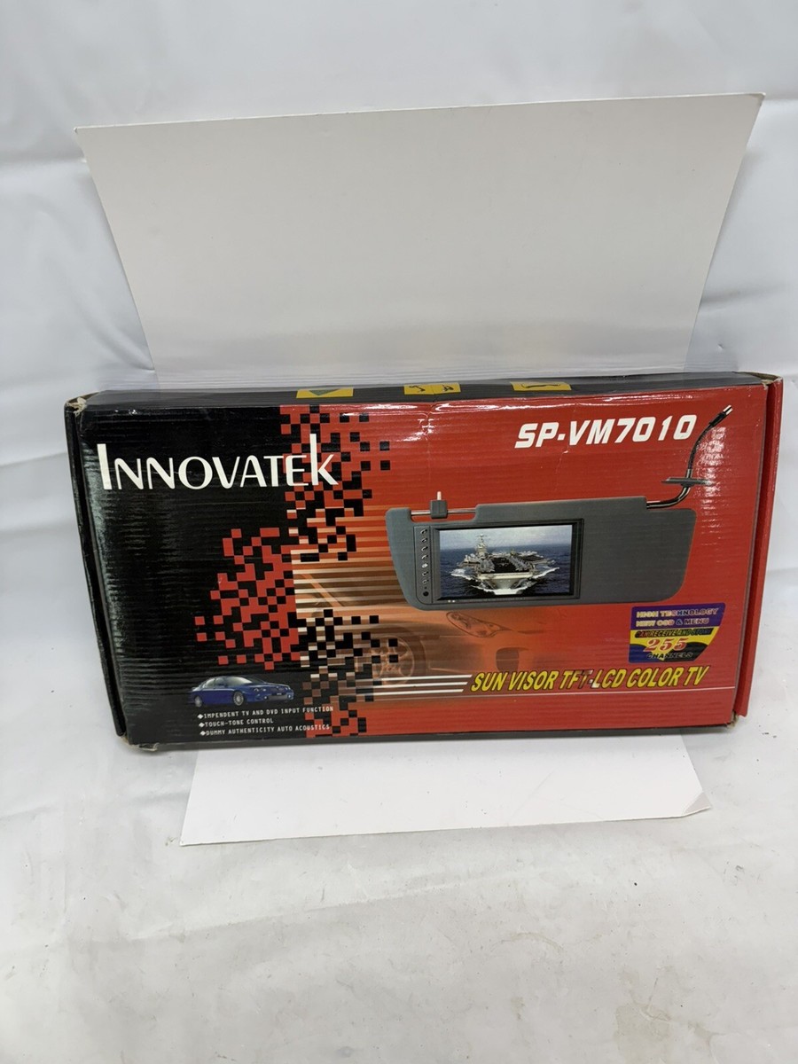 Innovatek Sun Visor TFT LCD Digital Wide Color Monitor TV