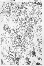 Bennett SUICIDE SQUAD 44 pg 4 DEADSHOT SUPER SPLASH PAGE - DROWNING