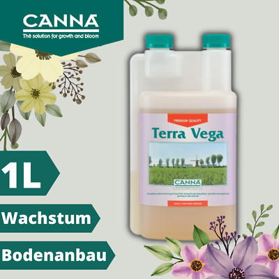Canna Terra Vega 1L Grundnährstoff Wachstumsphase stärkere Pflanzen für Growbox