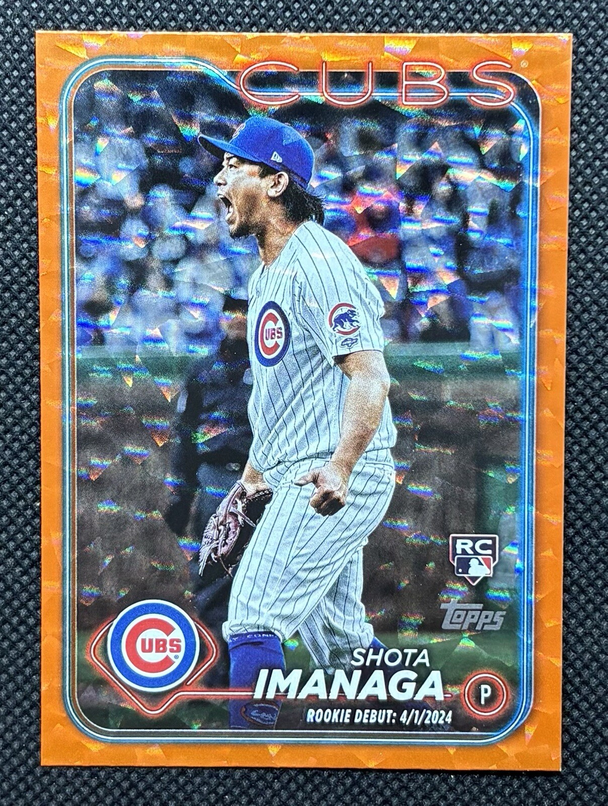 2024 Topps Update #US281 Shota Imanaga Orange Foil /299 Rookie Debut