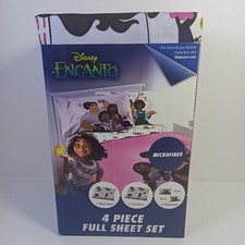 New Encanto Full Size 4 Piece Kids Sheet Set "The Family Madrigal" Microfiber