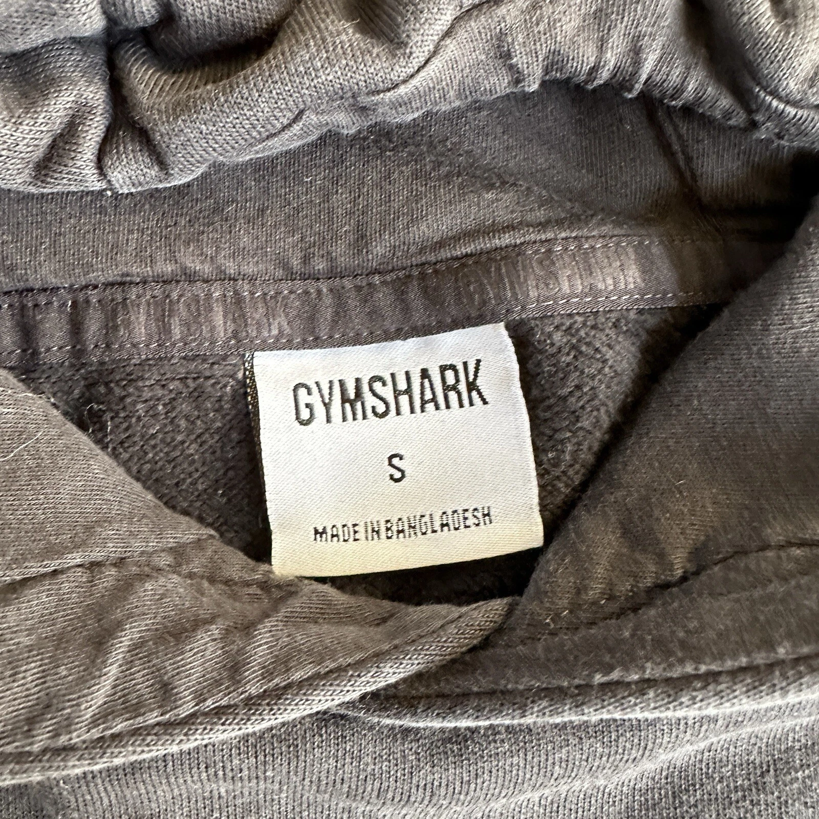 gymshark sharkhead infill big logo gym workout crossfit hoodie