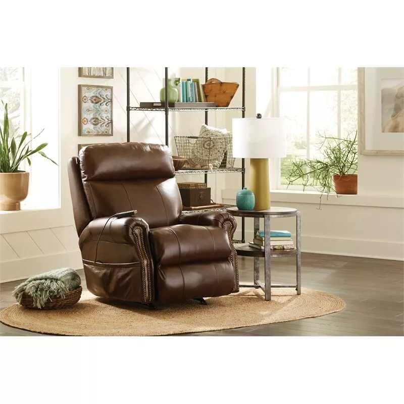 Catnapper italian 2024 leather recliner