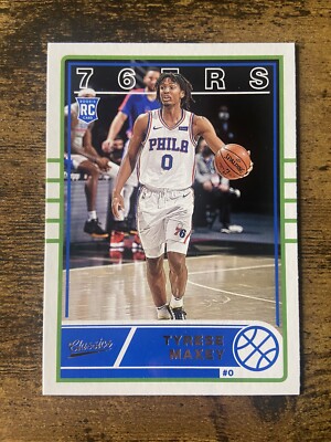 2020-21 Panini Classics TYRESE MAXEY RC Philadelphia 76ers #631 Basketball Card