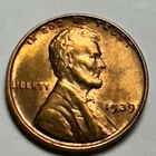 1939 P Lincoln Wheat Cent Coin UNC. Bx 13.314