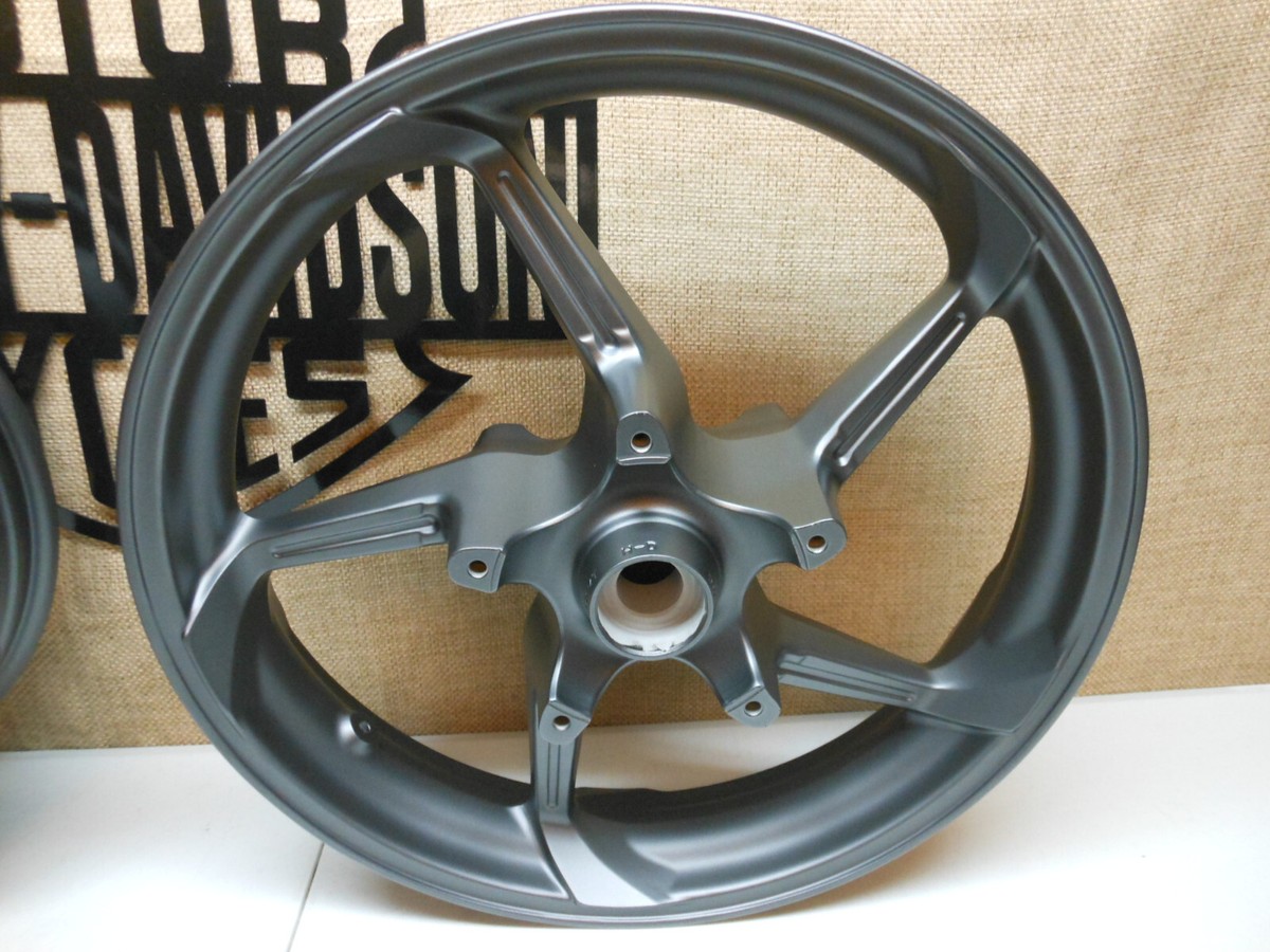 2009-2023 Harley '09-23 TOURING Charcoal Matte Aggressor Wheels 19