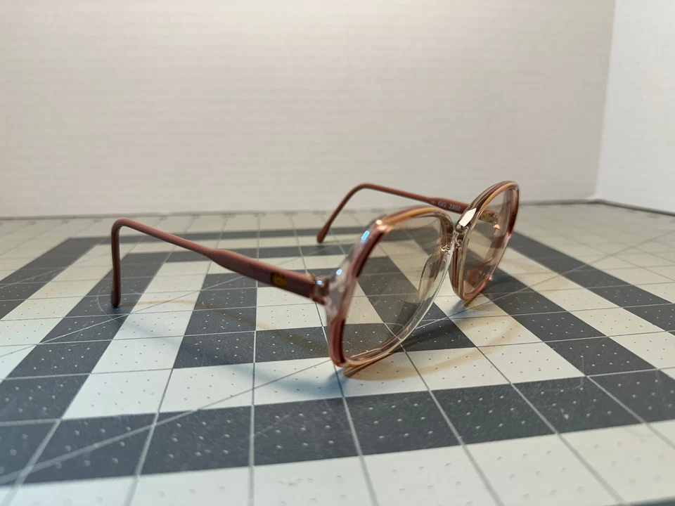 BONITAS GAFAS GUCCI GG 2102 de los 80 47E ROSA 55-17-135 de gran tamaño - SOLO MARCO Foto 3 de 4