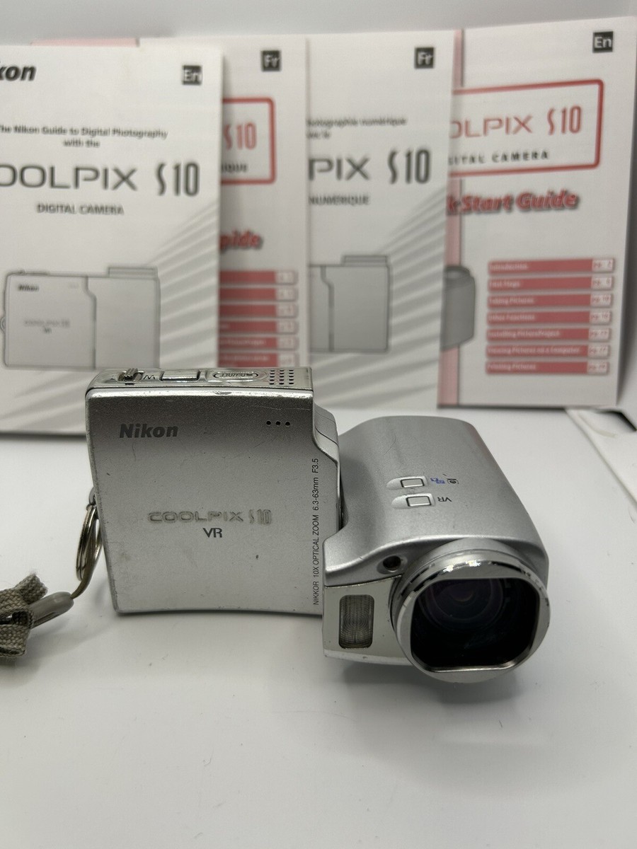 Nikon coolpix S10 VR SILVER【動作品・転送特典無料有】 Nikon coolpix S10 VR SILVER【動作品・転送特典無料有】（上野