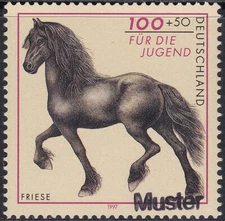 Specimen, Germany ScB815 Horse, Friesian