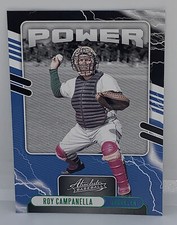 2021 Panini Absolute Roy Campanella Dodgers HOF Power Green Parallel