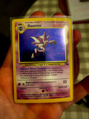 💜 Pokemon Card - Haunter 6/62 - INK ERROR - PACK FRESH - HOLY GRAIL ...