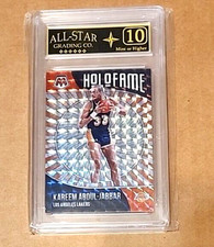 2020 Panini Prizm Mosaic Hall Of Fame Kareem Abdul-Jabbar - All-Star Grading 10