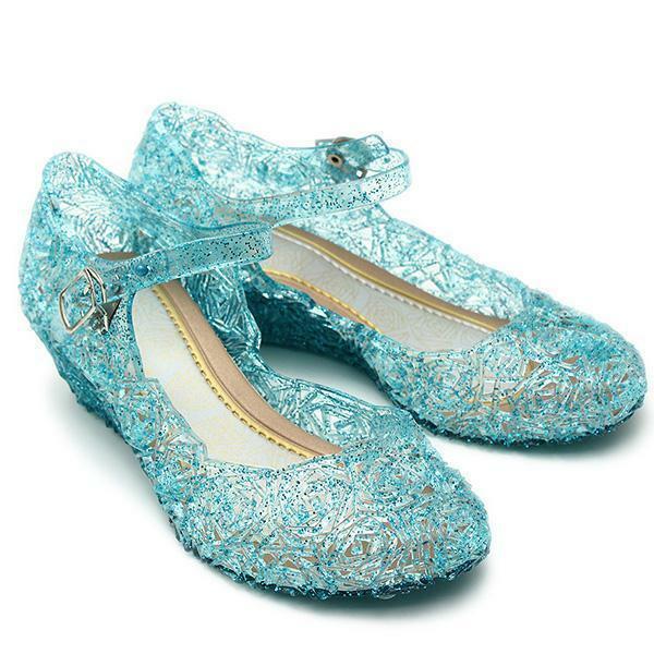Chaussures à Talons Pour Fille – Paillettes, Strass Et Fleur Cristal, Idéales Fêtes, Noël, Anniversaire