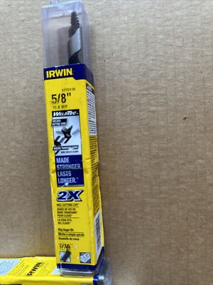 IRWIN SPEEDBOR 5/8'' WELDTEC WELDED CUTTING EDGE SHIP AUGER BIT #1779139