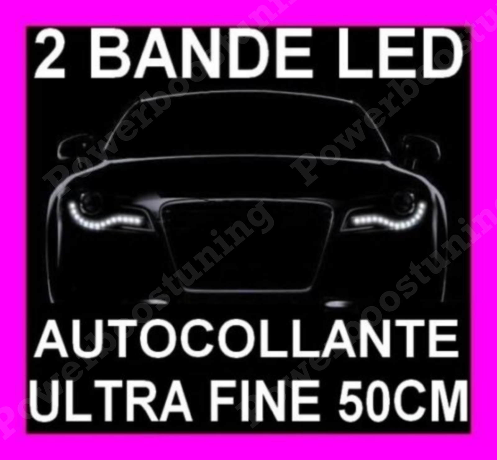 Feux jour LED blanc SMD anti-jaunissement pour Daewoo Matiz