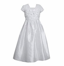 BONNIE JEAN Girls' 8 Taffeta Communion/Special Occasion Jacket Dress NWT 110