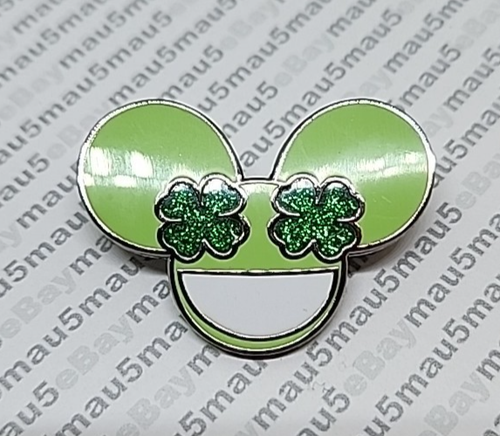 Deadmau5 Serie 7 Emaille Pin nummeriert auf 100 Kleeblatt Augen Kleeblatt Glitzer #46 - Bild 2 von 13