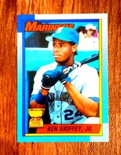 1990 Topps Ken Griffey Jr. Error Card #336 Mariners
