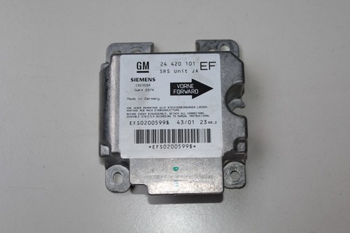 Opel Omega B Bj.01 Facelift Airbag Steuergerät Airbagsteuergerät Modul 24420101