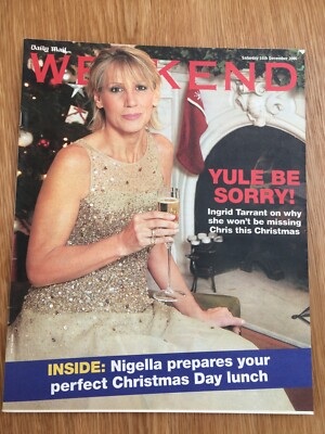 WEEKEND mag 16-Dec-2006 INGRID TARRANT Tony Robinson Anthea Turner Vanessa Feltz