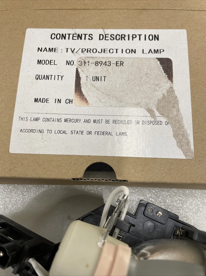 New TV Projection Lamp 311-8943-ER Projector Lamp for Dell - Image 2 of 4