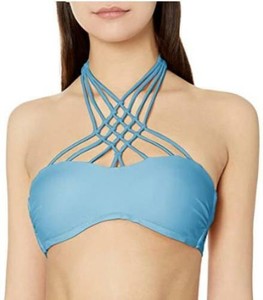 solid bandeau bikini top