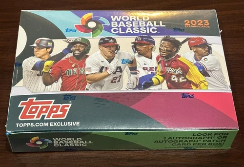 2023 Topps World Baseball Classic Factory Sealed Box 1 Autograph or Relic Sasaki