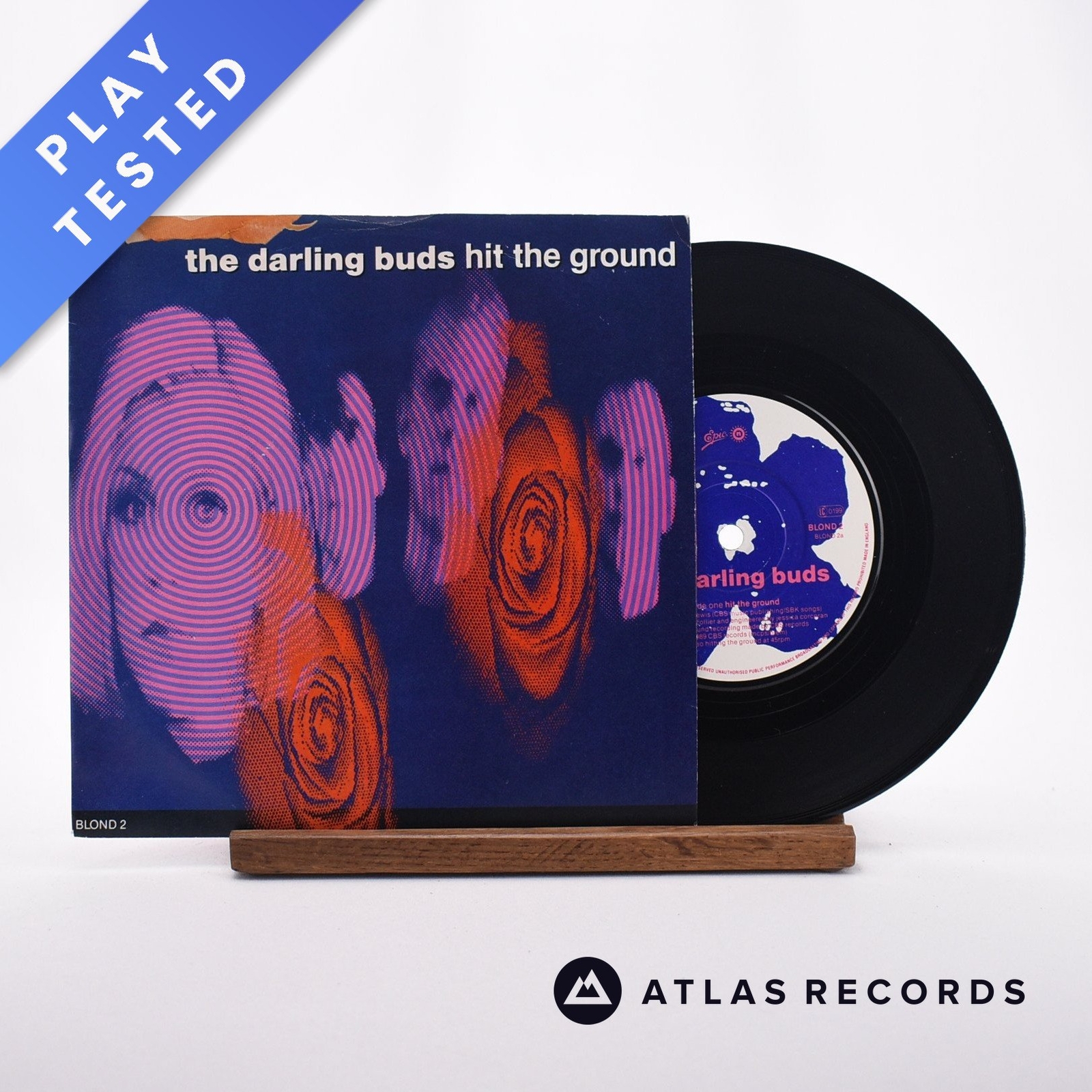 The Darling Buds - Hit The Ground - 7"" Vinyl Record - EX/EX