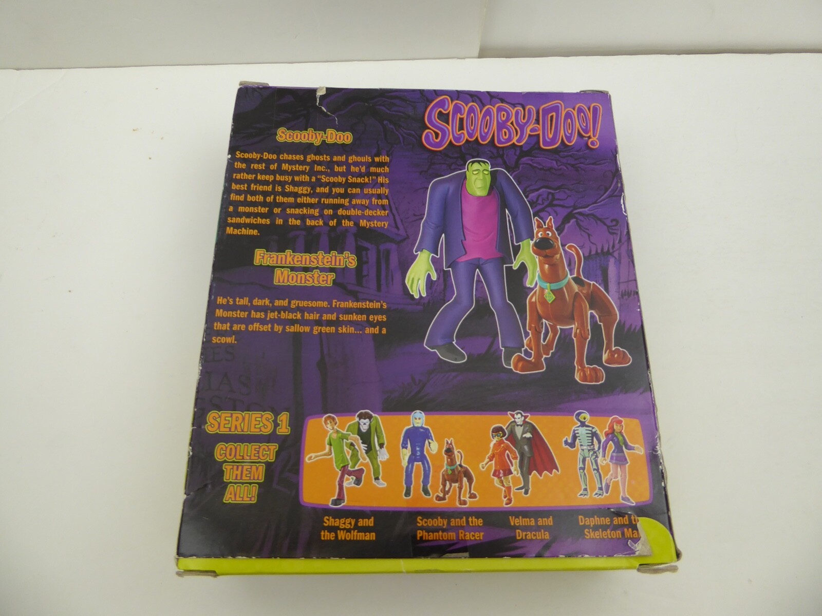 SCOOBY-DOO! SERIES 1 - SCOOBY AND FRANKENSTEIN'S MONSTER ACTION FIGURES ...