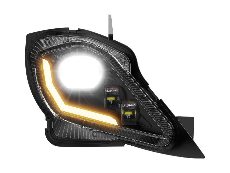 LED Headlights DRL Yellow Turn for Yamaha Raptor 700 250 350 YFZ 450 450R 06-23 - Image 3 of 4