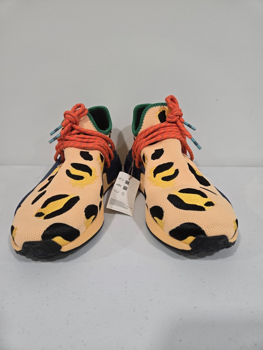 Adidas Pharrell Williams animal print new men\'s size 9 Adidas X Pharrell NMD Human Race Animal Print Men Size 9.5  main image 2