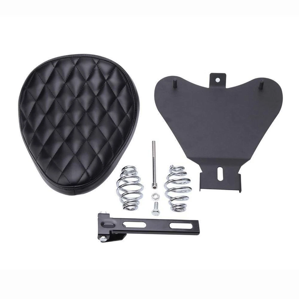 For Honda Shadow Spirit Aero 1100 750 VT1100C Bobber 3"Spring Solo Seat Saddle - Image 4 of 4