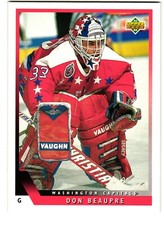 1993-94 Upper Deck #123 Don Beaupre Washington Capitals