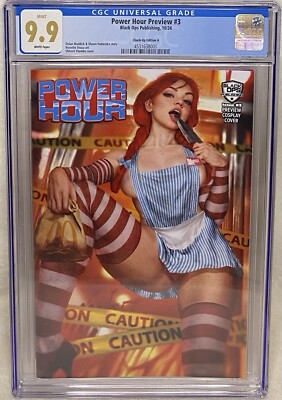 Power Hour Preview #3 Shikarii Wendy s Chuck-Up Edition A /450 CGC 9.9 Mint!
