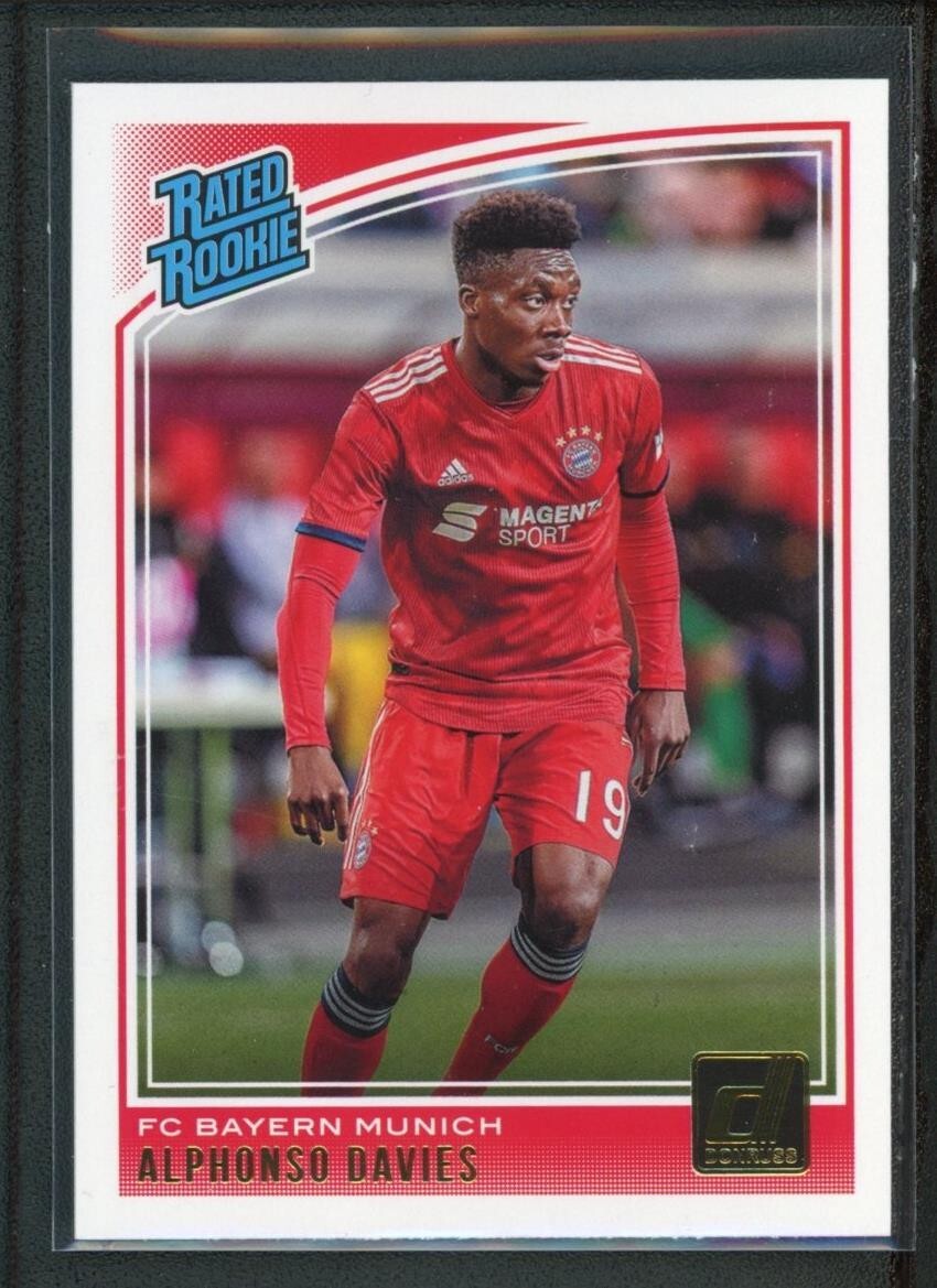 2018-19 ALPHONSO DAVIES PANINI DONRUSS RATED ROOKIE RC #176