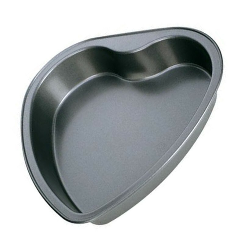 Trabag Stampo Da Forno A Forma Di Cuore In Alluminio, 20 Cm, Antiaderente, Per Torte, Muffin E Dolci Fatti In Casa - 2