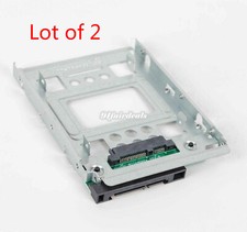 2PCS For HP/Dell/IBM 2.5" SSD to 3.5" SATA Hard Disk HDD Adapter Caddy Tray